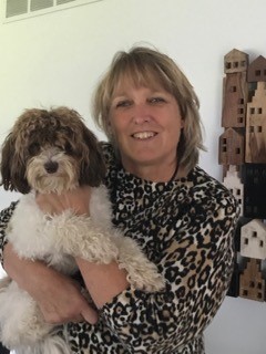goddeeris_and_dog Library Trustee Diane Goddeeris and Furry Friend